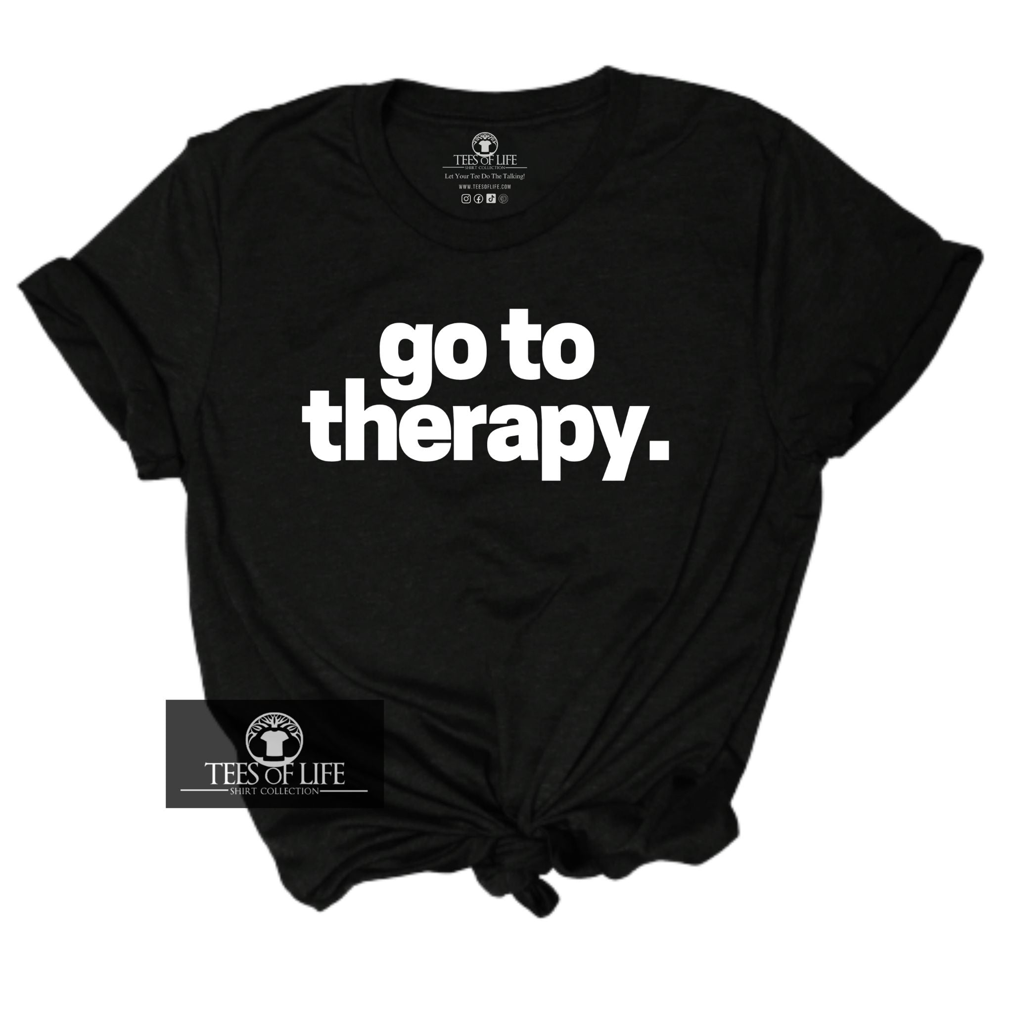 (RTS) Large Go To Therapy Unisex Tee