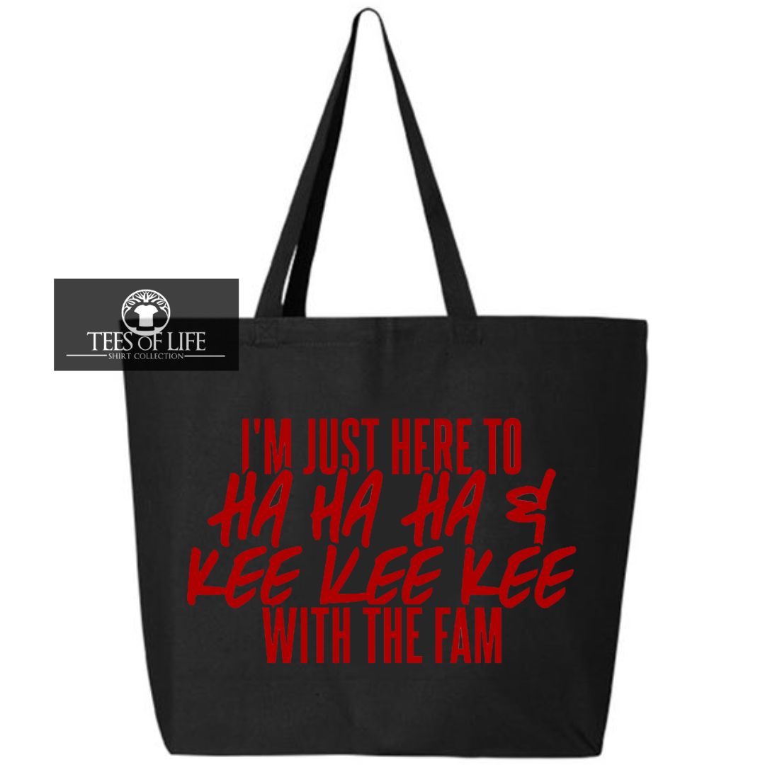 Ha Ha Ha And Kee Kee Kee With The Family Tote Bag