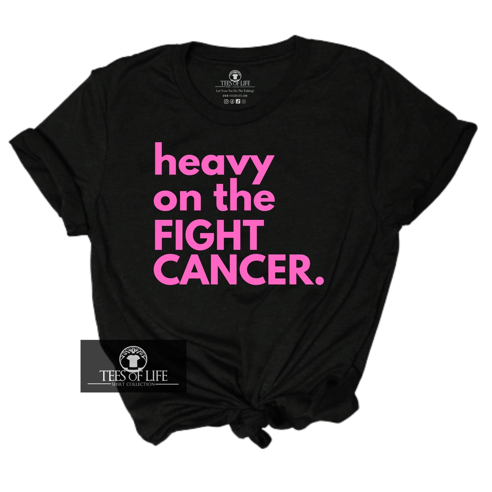 (RTS) 5XL Heavy On The Fight Cancer Tee