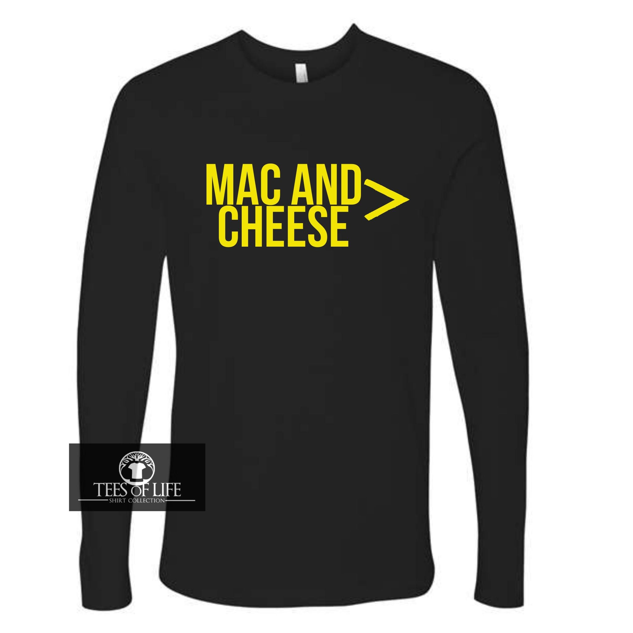 Mac And Cheese Unisex Long Sleeve Tee