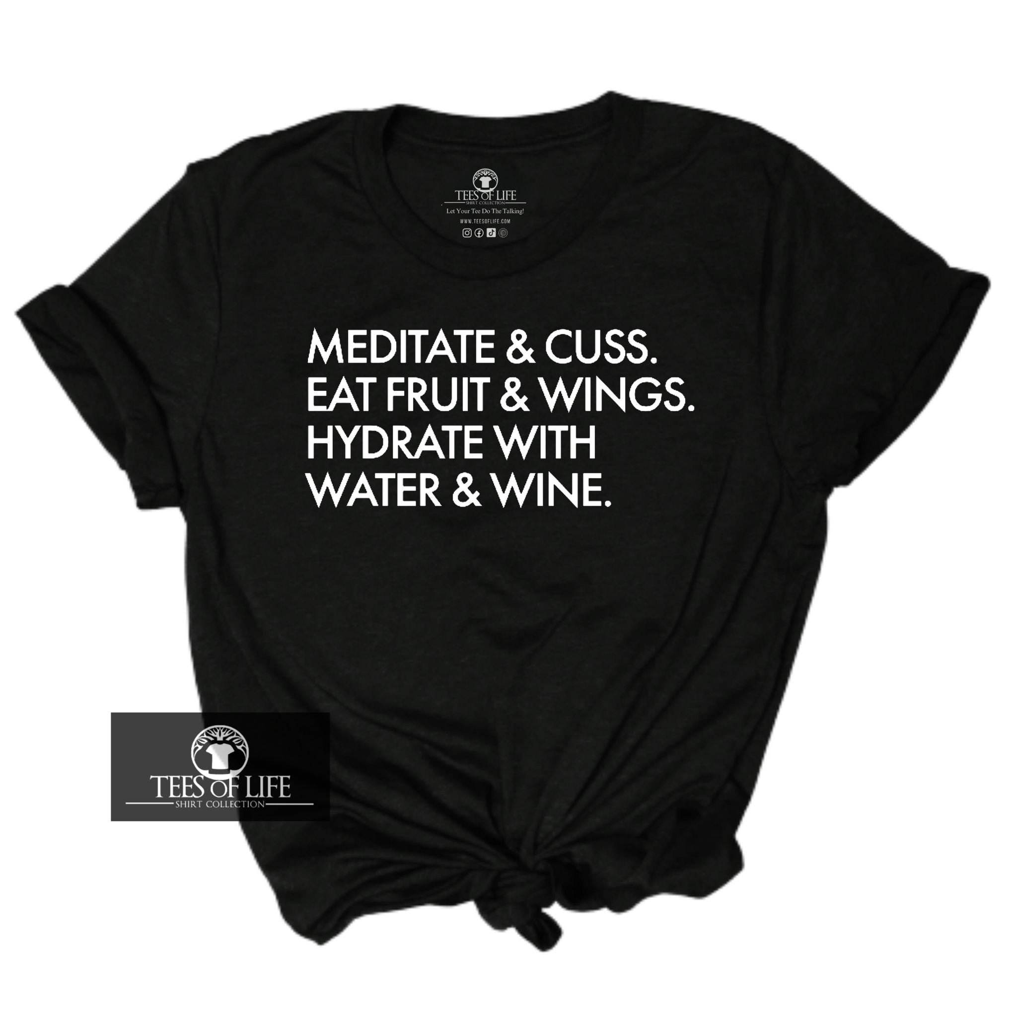 Meditate and Cuss Unisex Tee
