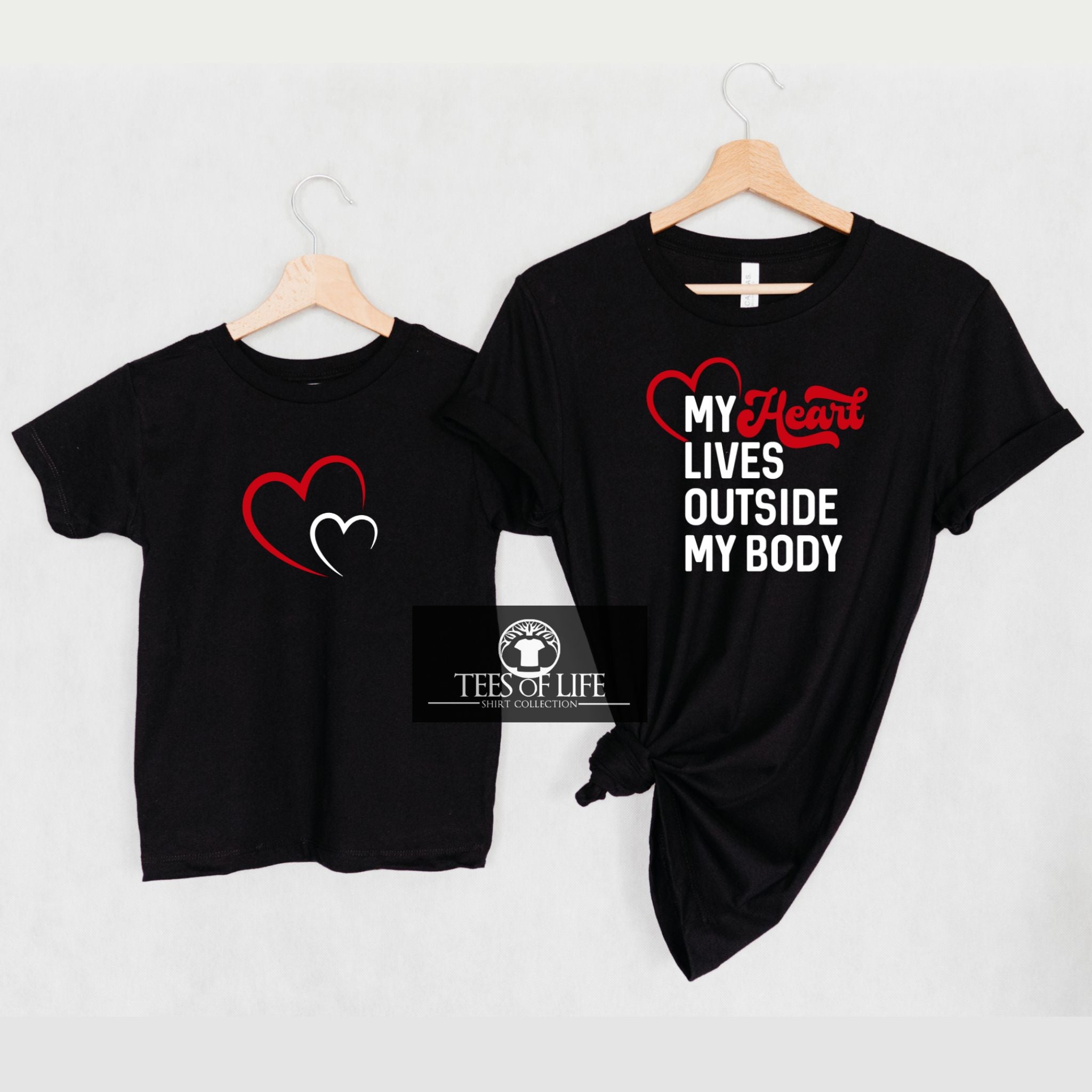 My Heart Lives Outside My Body Unisex Tee (Adult)