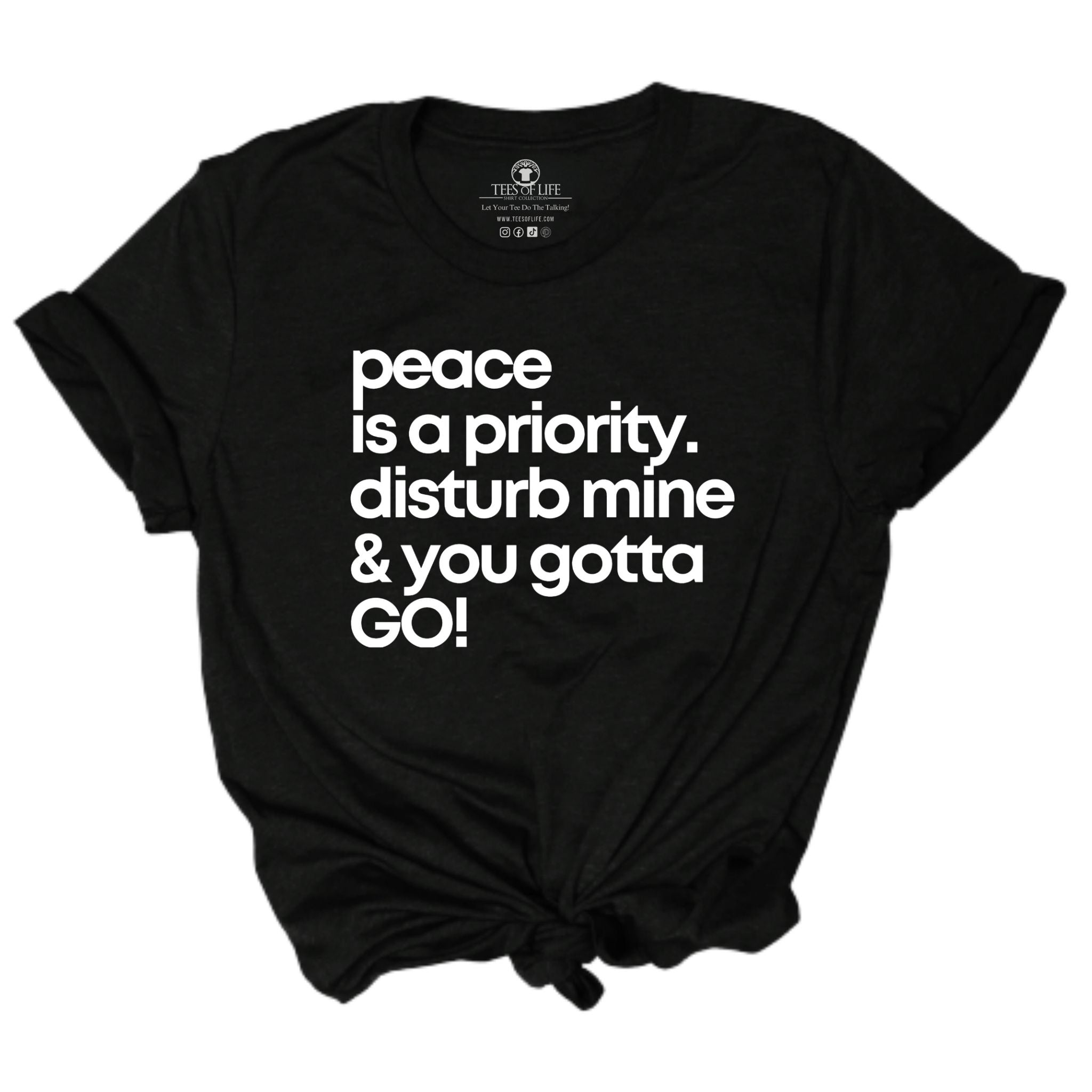 Protect Your Peace Starter Pack (Peace Is A Priority, It's The Peace Of Mind For Me, Peace Is What I Require) Unisex Tees