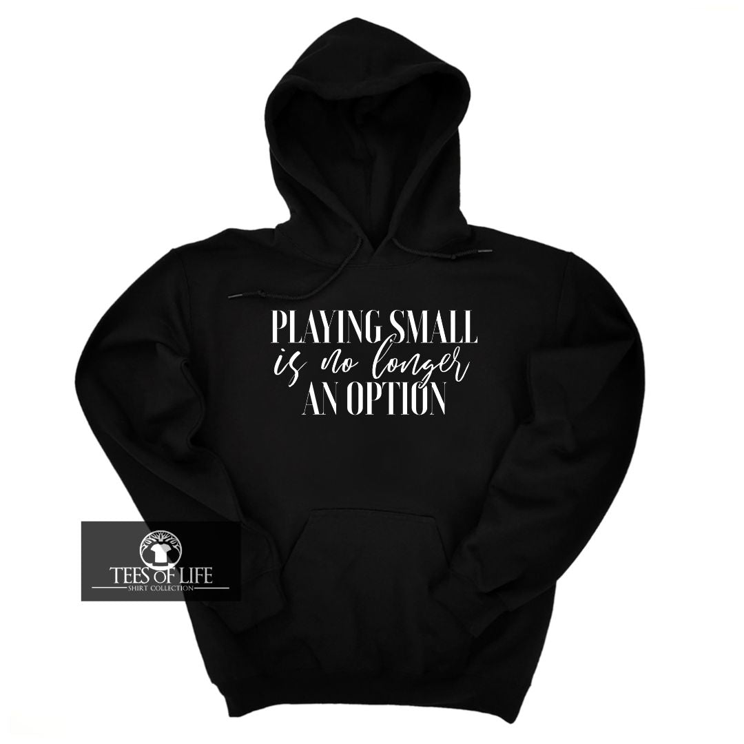 Playing Small Is No Longer An Option Unisex Hoodie