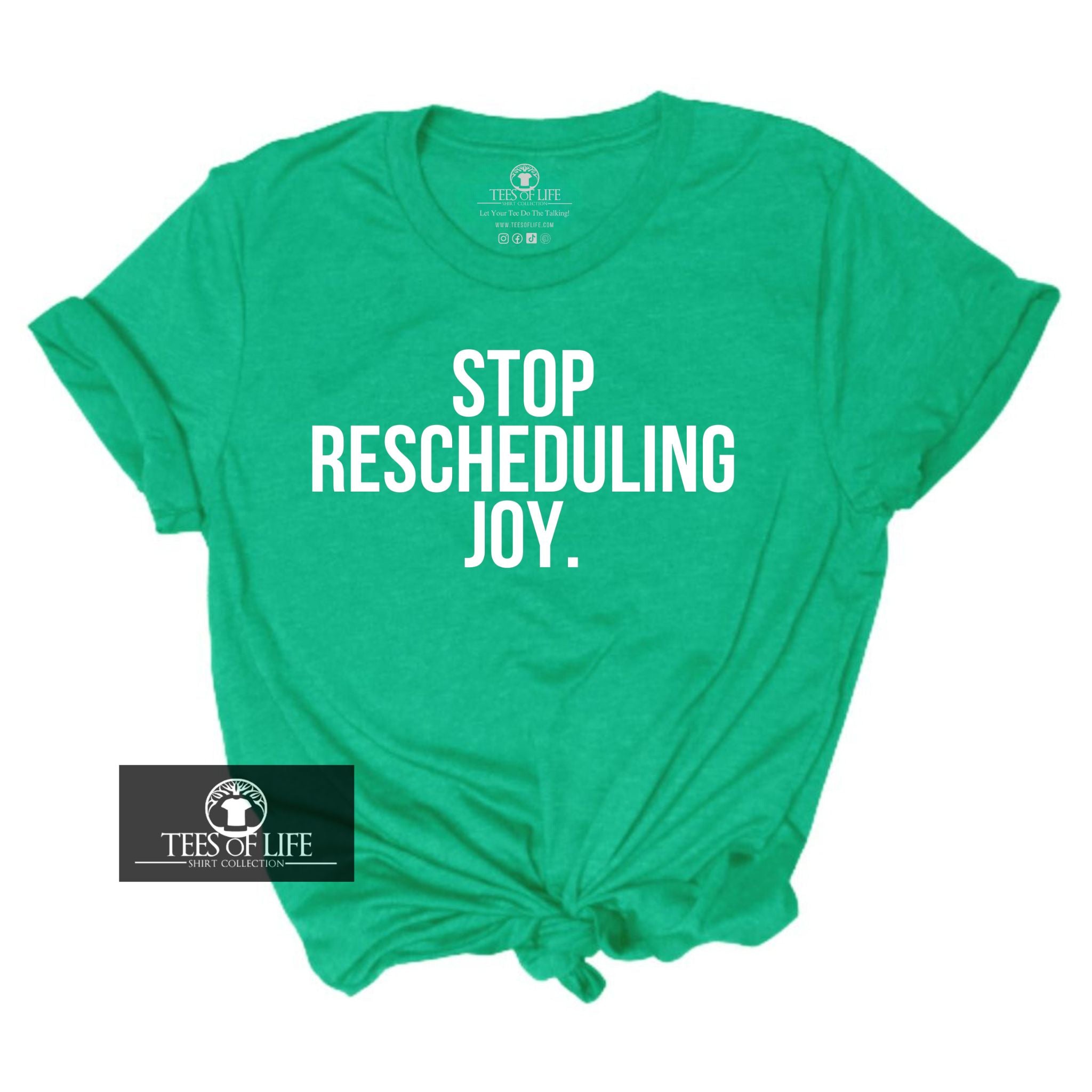 Stop Rescheduling Joy Unisex Tee