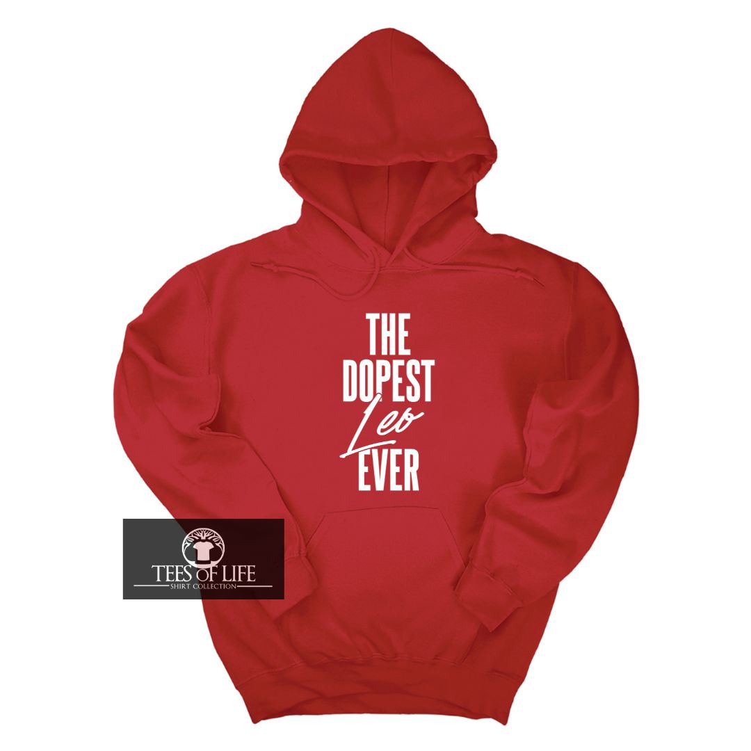 Choose Your Dopest Zodiac Sign Red Unisex Hoodie